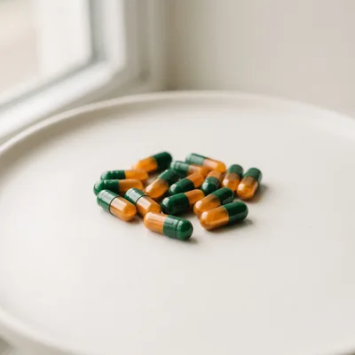 Two-tone supplement capsules